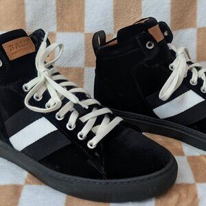 Bally Hedern Silk Mix High Top Sneakers